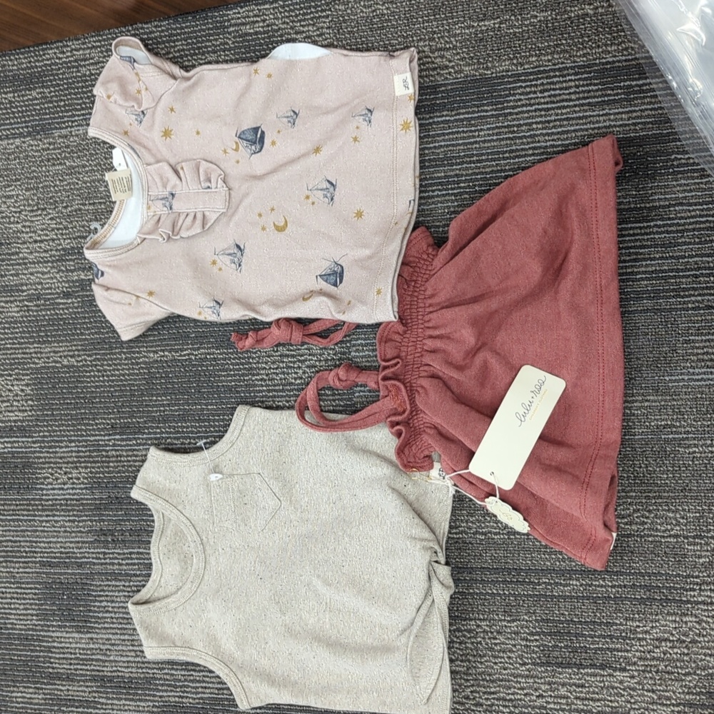 Lulu Roo 6-12 Month Bundle of 3 NEW